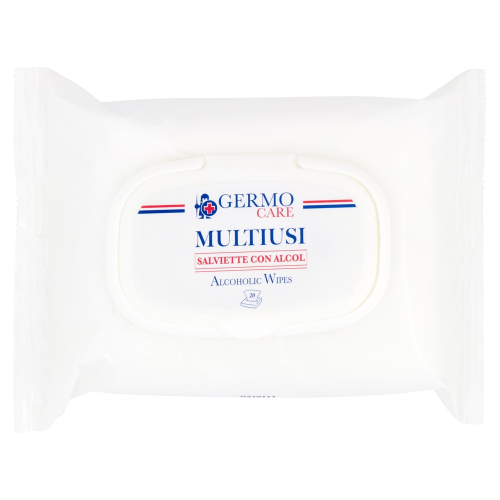 Germo Care Multiusi Salviette con Alcol  20 pz